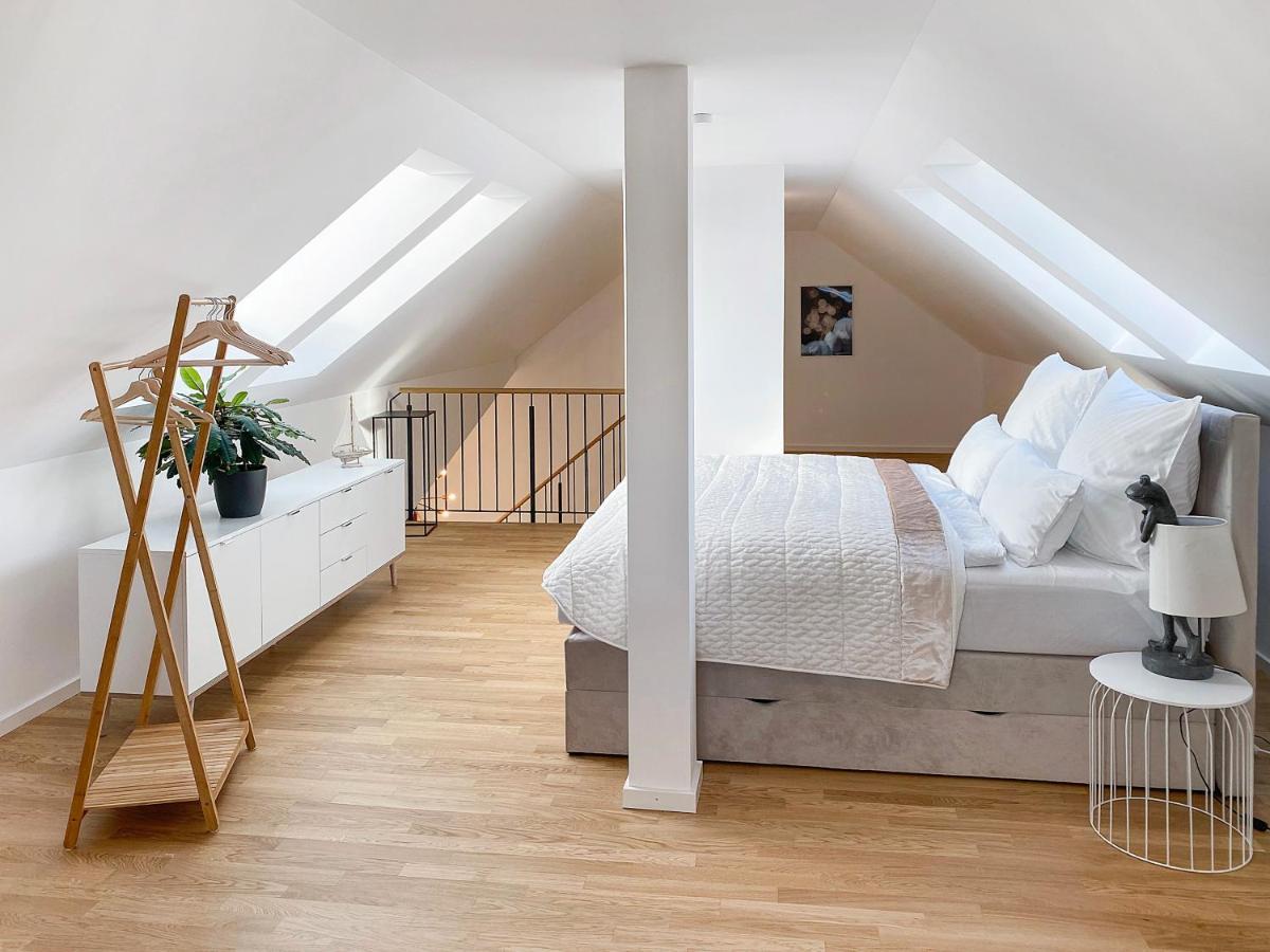 Apartamento Modern & Stylisch - Penthouse-Feeling Nahe Flughafen Muenchen Freising Exterior foto