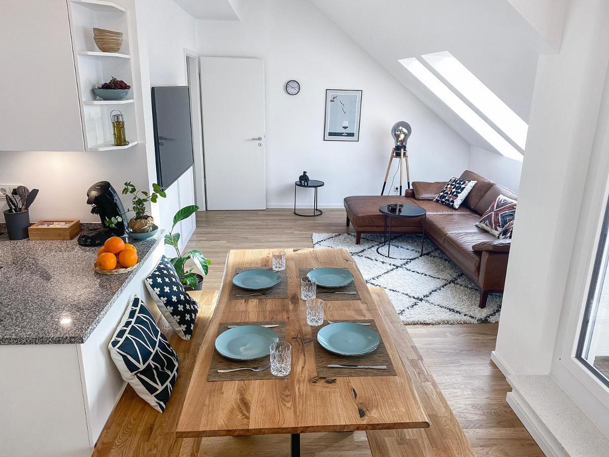 Apartamento Modern & Stylisch - Penthouse-Feeling Nahe Flughafen Muenchen Freising Exterior foto
